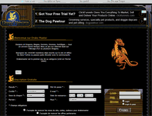 Tablet Screenshot of drakemaster.net